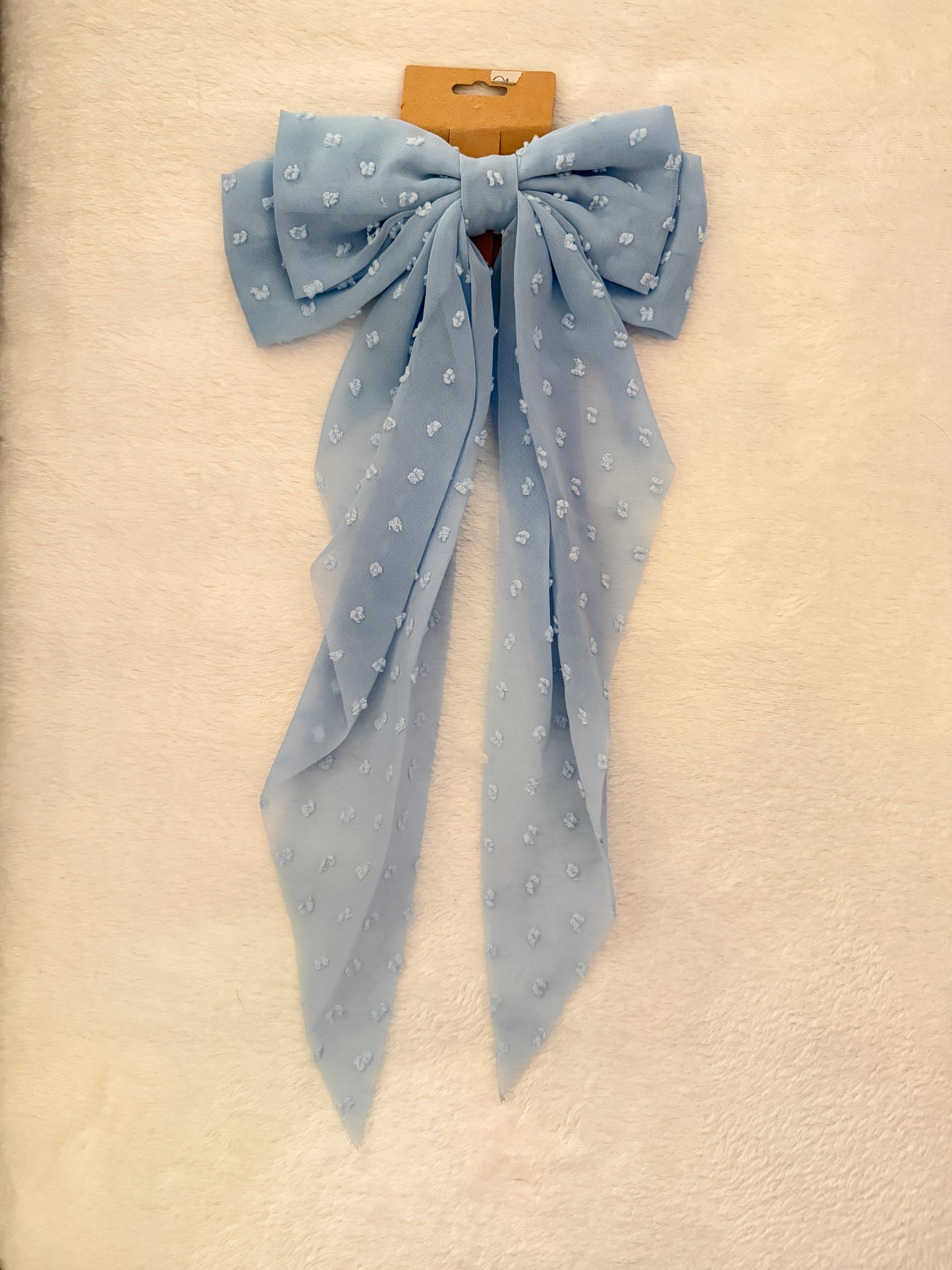 Sheer Hair Bow Clip