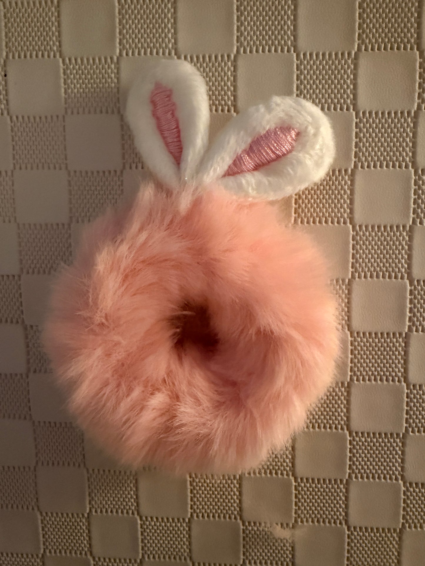 Fluffy Rabbit Ears Scrunchy