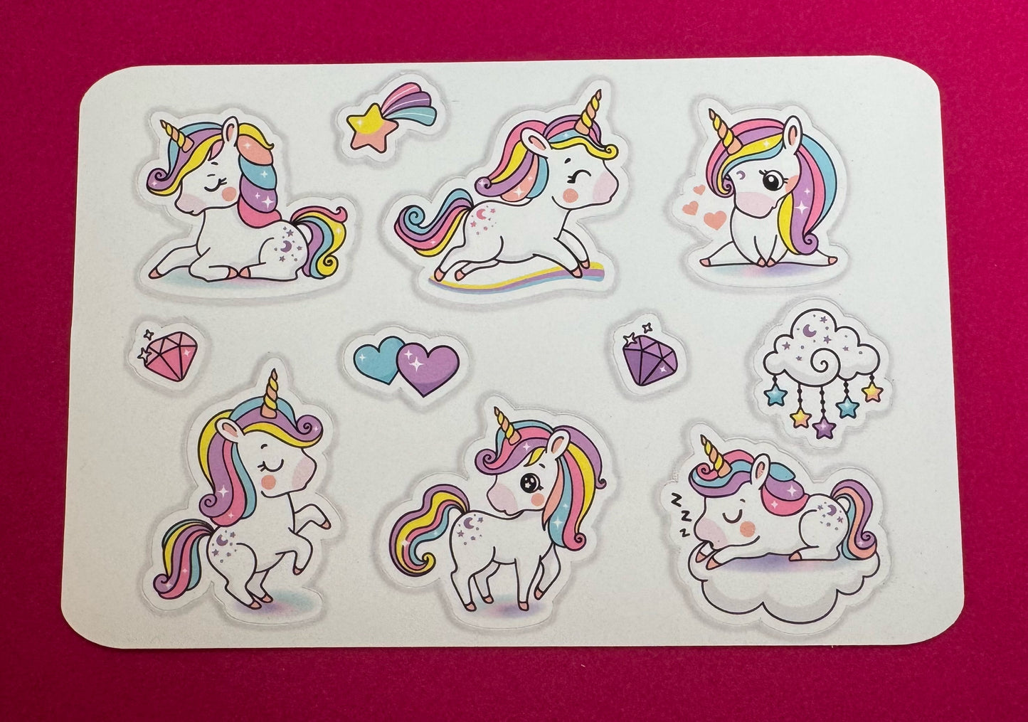 Unicorn Sticker sheet
