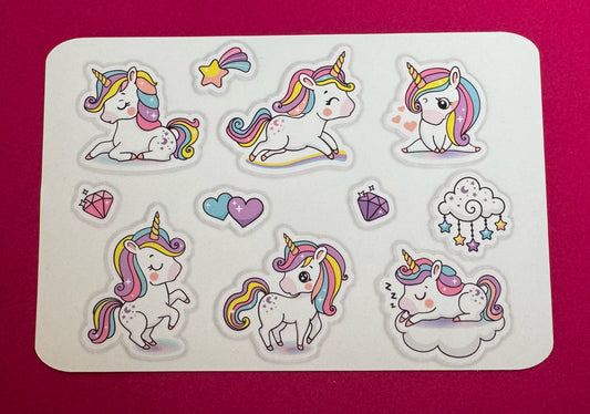 Unicorn Sticker sheet
