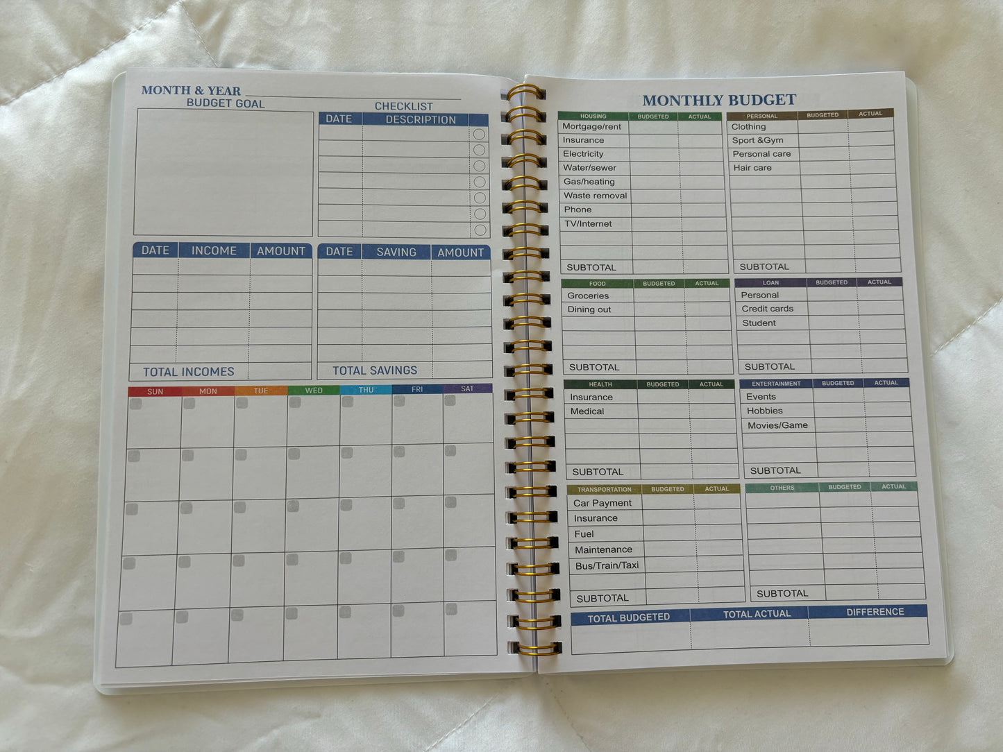 Notebook Planner