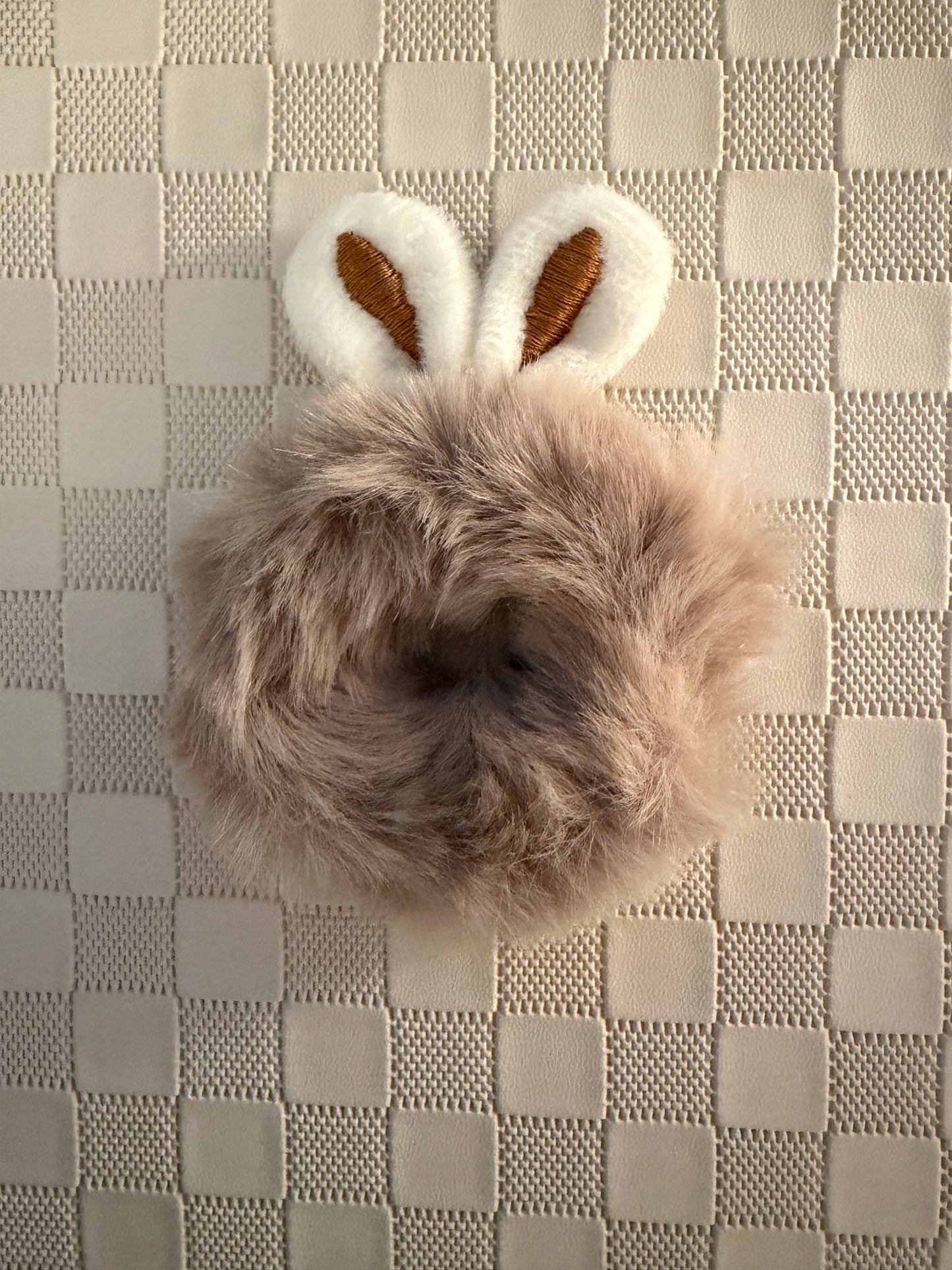 Fluffy Rabbit Ears Scrunchy