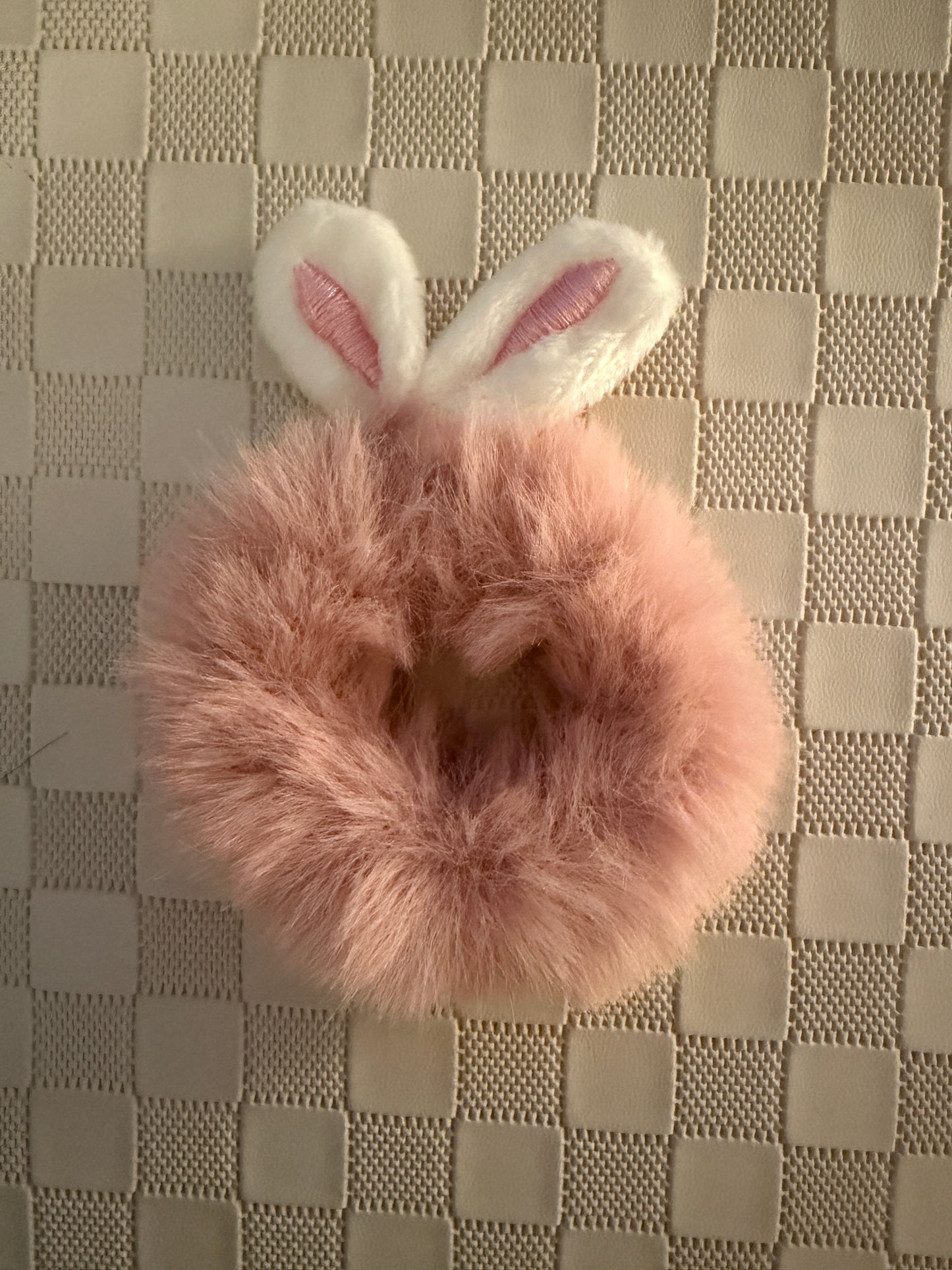 Fluffy Rabbit Ears Scrunchy