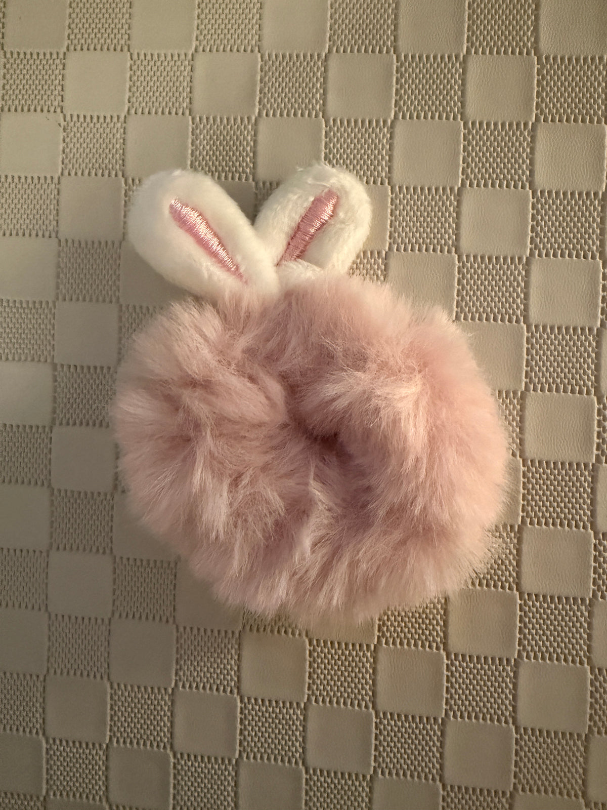 Fluffy Rabbit Ears Scrunchy