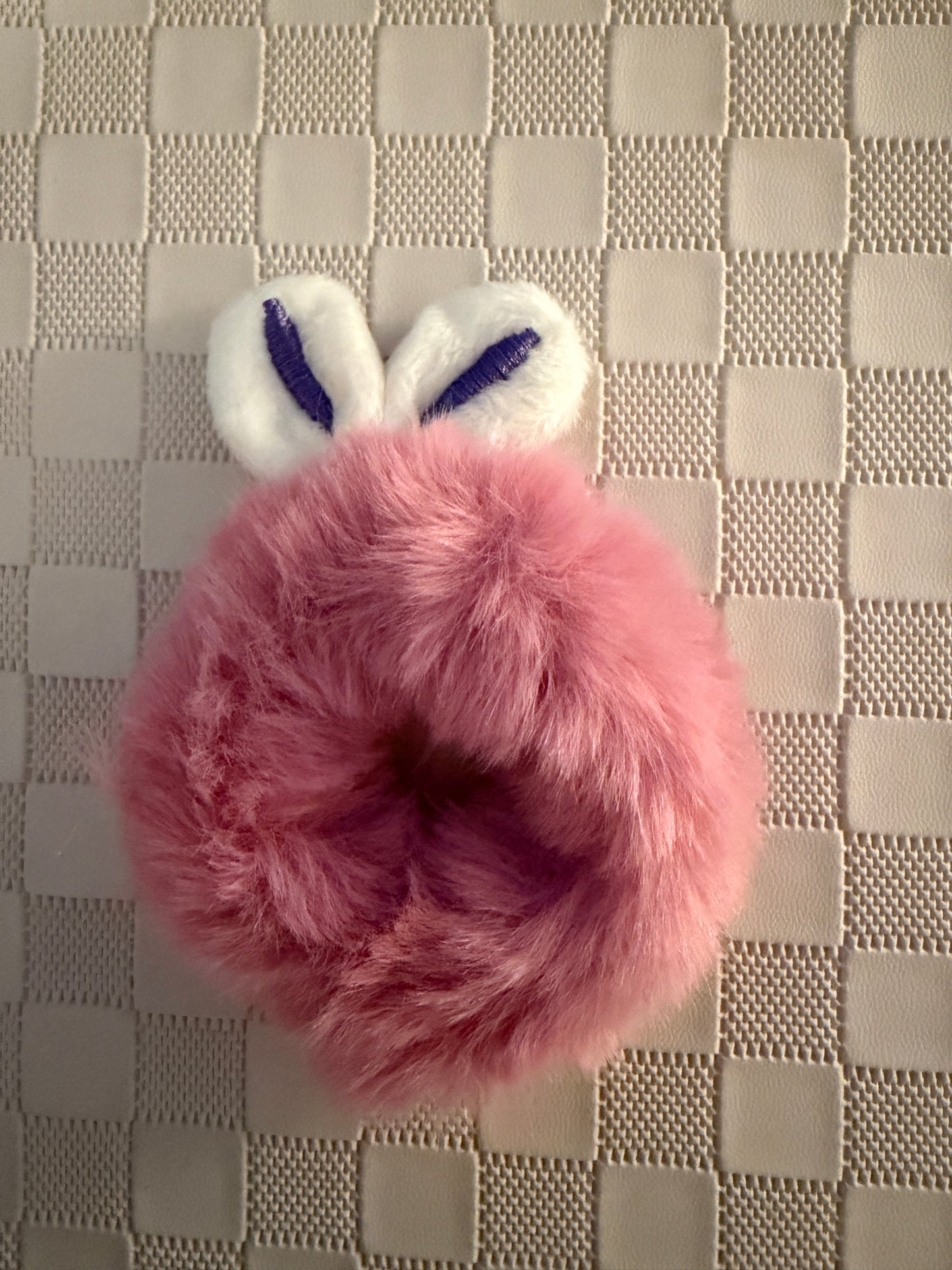 Fluffy Rabbit Ears Scrunchy