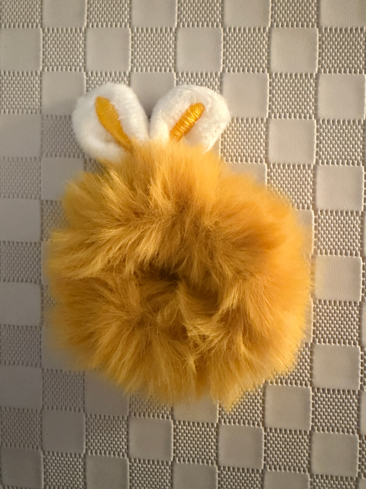 Fluffy Rabbit Ears Scrunchy